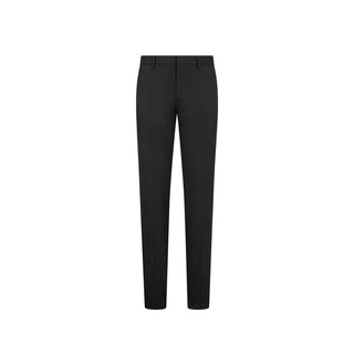 Black Elastane Two-Piece Suit