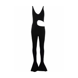 Black Viscose Jumpsuit