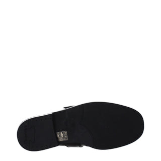 Rote Leder-Slipper