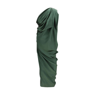 Vestido casual bicolor de poliéster