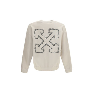 Beiges Baumwoll-Sweatshirt
