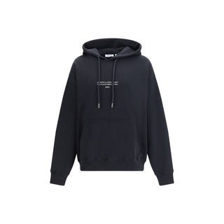 Schwarzes Baumwoll-Sweatshirt