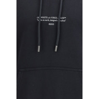 Schwarzes Baumwoll-Sweatshirt