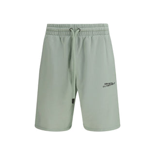 Bicolor-Bermudashorts aus Baumwolle