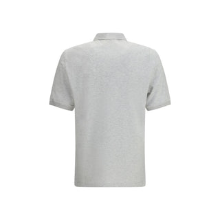 Gray Cotton Polo Shirt