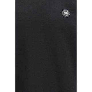 Black Cotton Sweatshirt