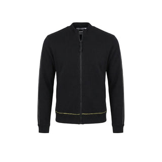 Schwarzes Baumwoll-Sweatshirt