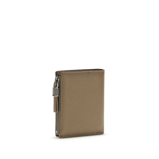 Cartera Bos Taurus de piel de becerro marrón