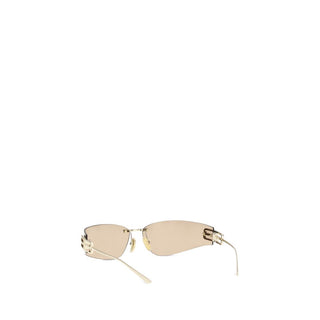 Gafas de sol de metal doradas
