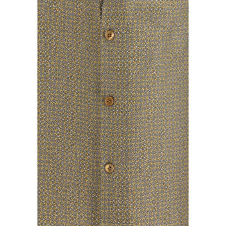 Multicolor Silk Pattern Shirt