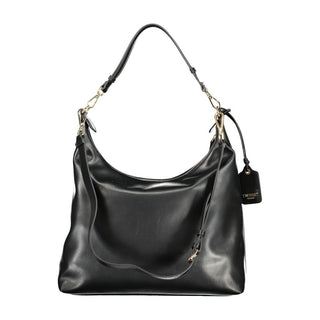 Nero Poliuretano Damen Hobo Bag