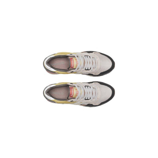 Beige Suede Leather Low Top Sneakers