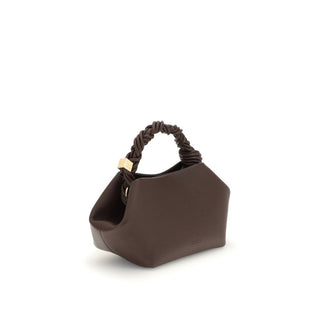 Braune Handtasche aus recyceltem Polyester
