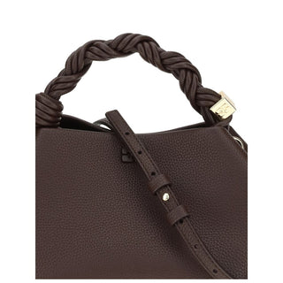 Braune Handtasche aus recyceltem Polyester