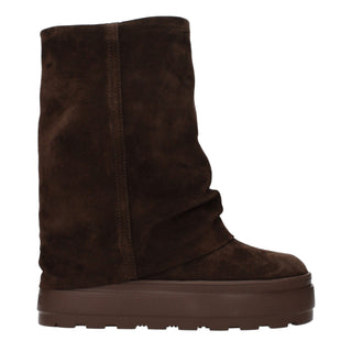 Braune Leder Stiefeletten