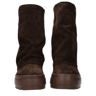 Brown Leather Ankle Boots