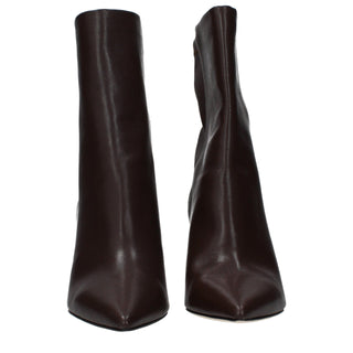 Brown Leather Ankle Boots