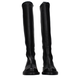 Black Leather Over The Knee