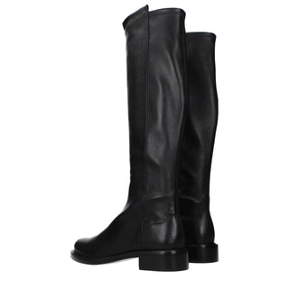 Black Leather Over The Knee
