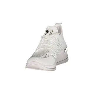 Zapatillas para mujer de poliéster blanco