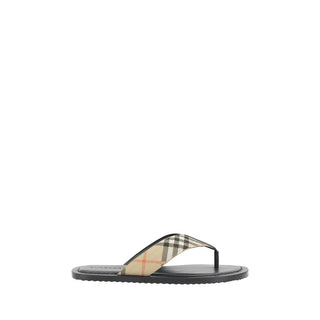 Multicolor Polyamide Flat Sandals