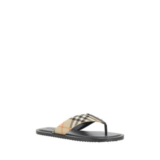 Multicolor Polyamide Flat Sandals