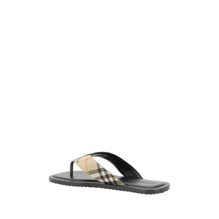 Multicolor Polyamide Flat Sandals
