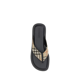 Multicolor Polyamide Flat Sandals