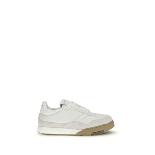 Weiße Kalbsleder-Chunky-Sneaker (Bos Taurus)