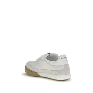Weiße Kalbsleder-Chunky-Sneaker (Bos Taurus)