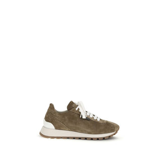 Brown Calf Leather Bos Taurus Platform Sneakers