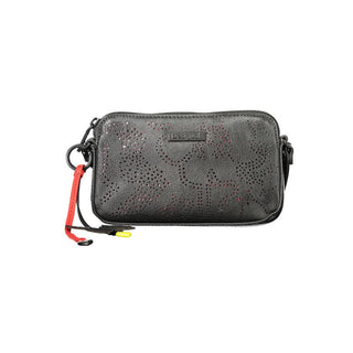 Nero Poliuretano Damen Tasche