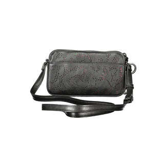 Nero Poliuretano Damen Tasche