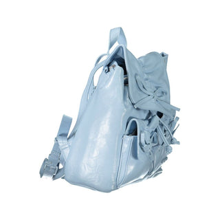 Azzurro Polyurethan Damenrucksack