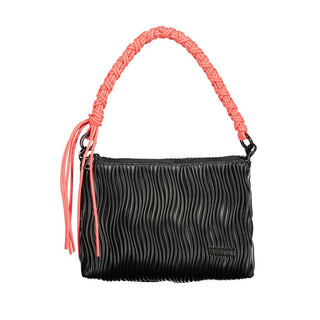 Nero Poliuretano Damenhandtasche