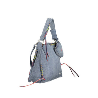 Azzurro Baumwoll-Damenhandtasche