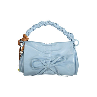 Mini bolso para mujer de poliuretano azul celeste