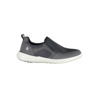 Zapatilla deportiva de poliuretano azul para hombre