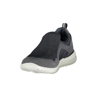 Zapatilla deportiva de poliuretano azul para hombre