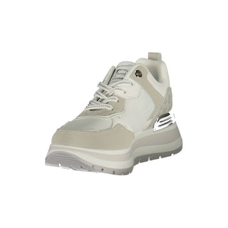 Zapatilla deportiva blanca de poliuretano para mujer