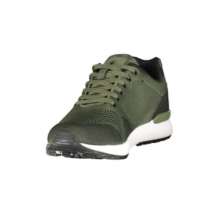 Zapatillas de poliuretano verde para hombre