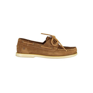 Zapato clásico para hombre de cuero marrón