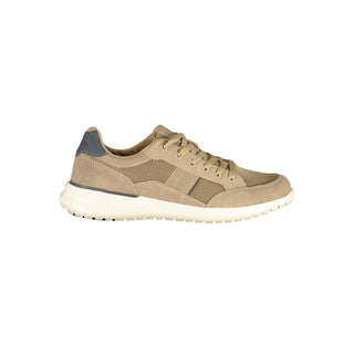 Zapatilla para hombre de poliuretano beige