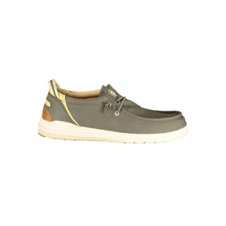 Zapato clásico para hombre de poliéster verde