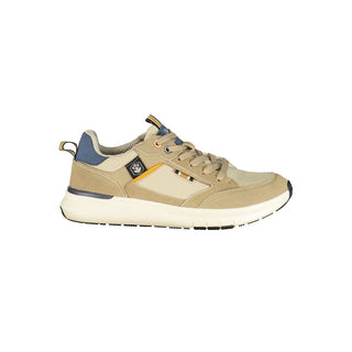 Zapatillas beige de poliéster para hombre
