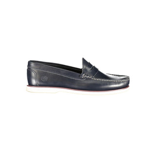 Zapato clásico para hombre de cuero azul
