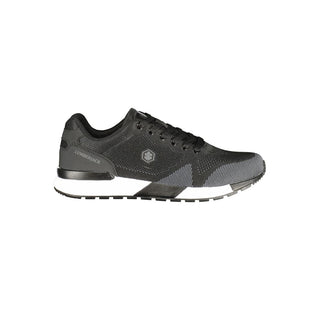 Zapatillas para hombre de poliéster negras