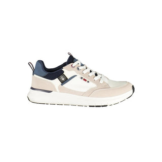 Zapatilla deportiva para hombre de poliéster blanco  