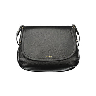 Bolso de mano para mujer de cuero negro