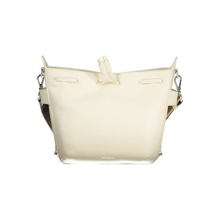 Bolso de mano para mujer de cuero blanco